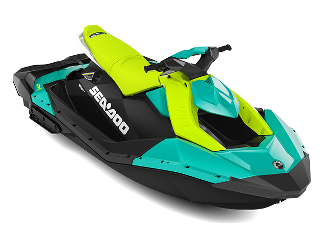 2022 Sea-Doo Spark 3up without sound system - Reef Blue / Manta Green